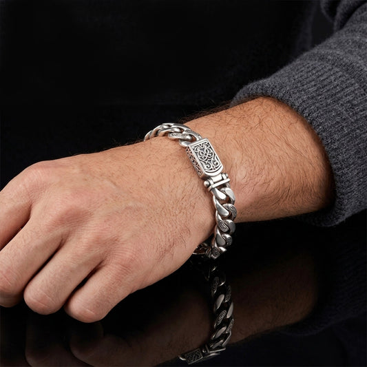 Imperial Curb Herrenarmband | 925 Silber