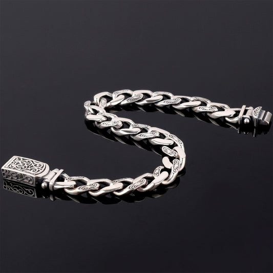 Imperial Curb Herrenarmband | 925 Silber