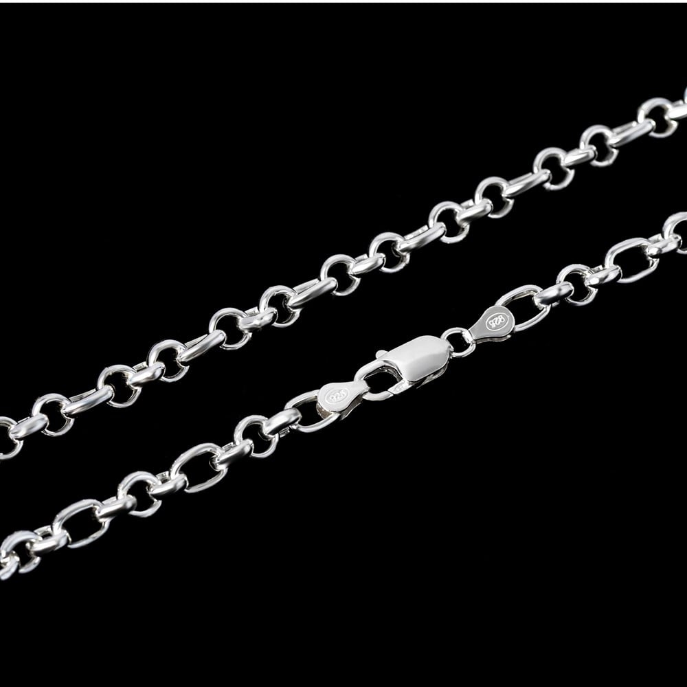 Massiver Gliederkette – 925er Sterlingsilber
