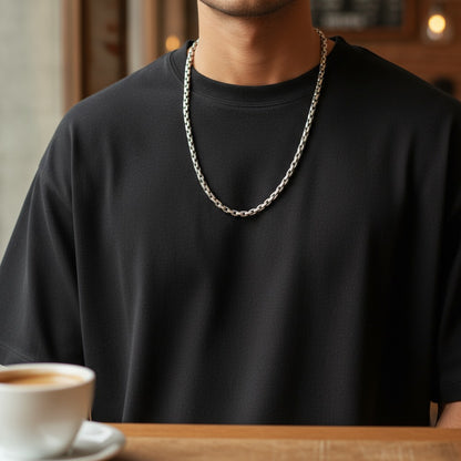 925 Ayar Gümüş Halat Zincir Kolye