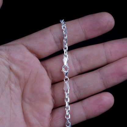 925 Ayar Gümüş Forse Model Erkek Kolye