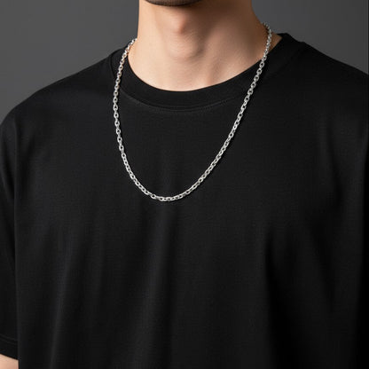 925 Ayar Gümüş Forse Model Erkek Kolye