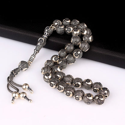 Ayyıldız Model 925 Ayar Gümüş Tesbih