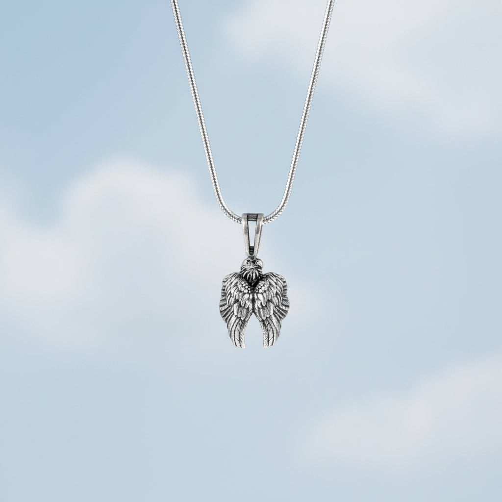 925 Ayar Gümüş Kartal Kolye