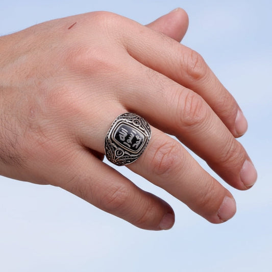 Mührü Şerif Silver Ring