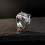 Tiger Silberring
