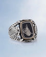 Ottoman Tughra Men’s Ring 925 Sterling Silver