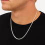 Kubanische Kette 4mm - 925 Sterling Silber