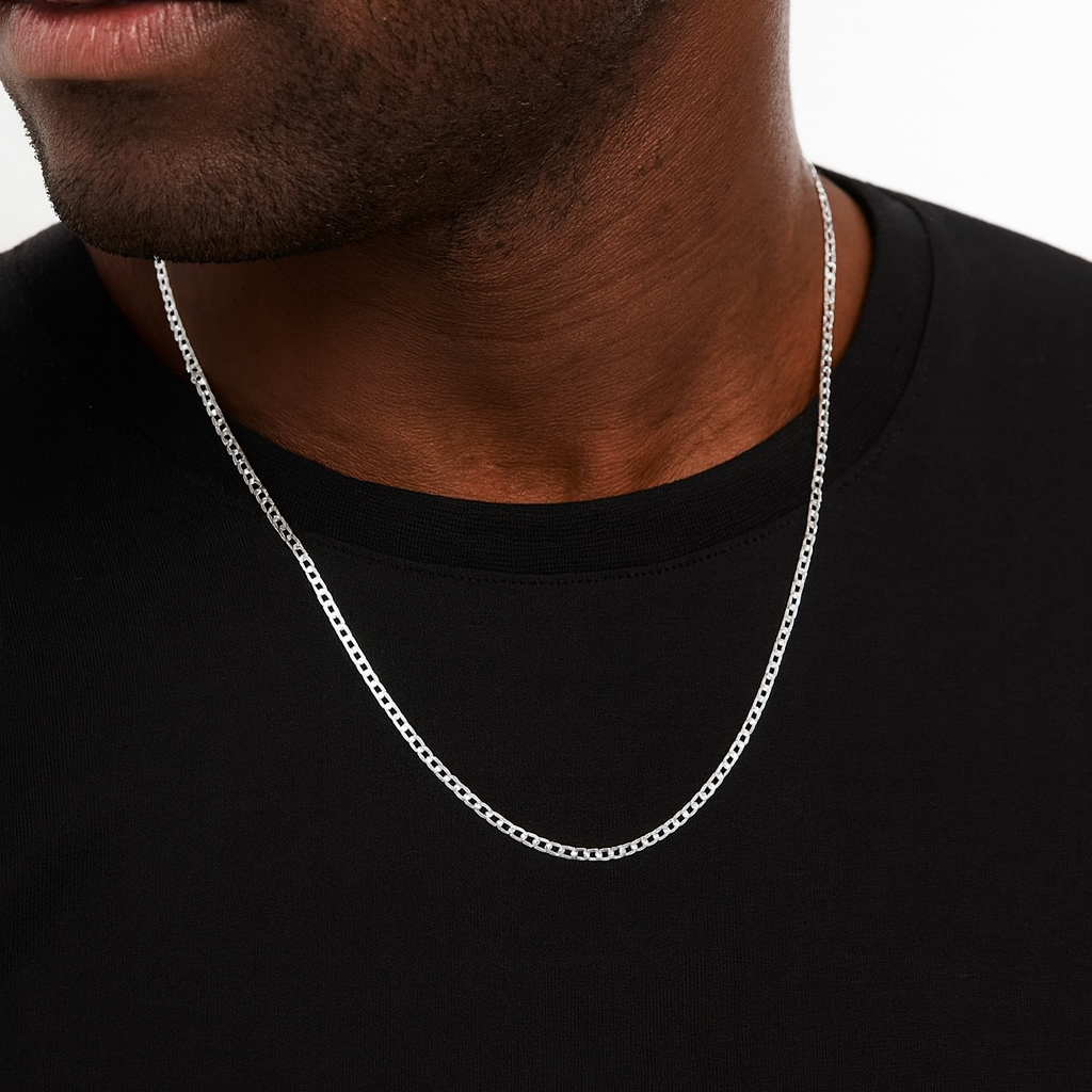 Gurmet Zinciri 3 mm - 925 Ayar Gümüş