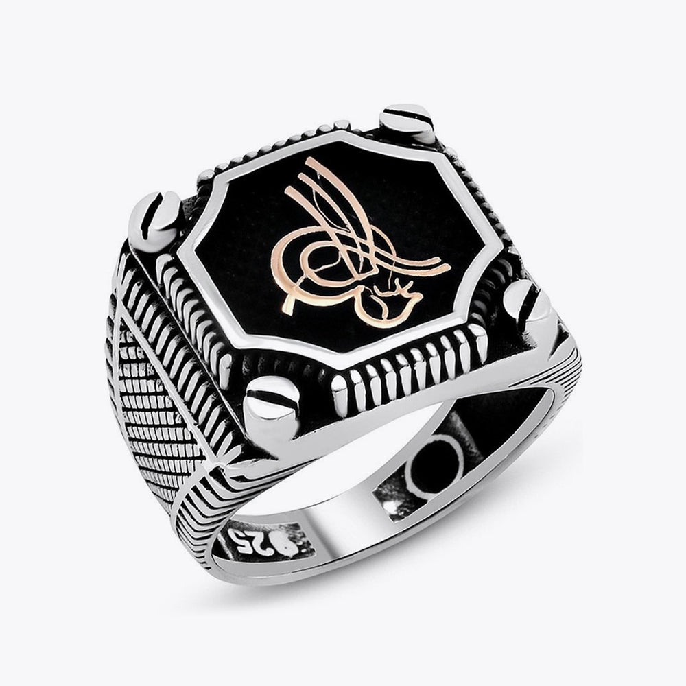 Osmanlı Tuğralı Gümüş Yüzük