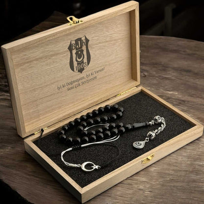 Bracelet Ayyildiz en noir et blanc