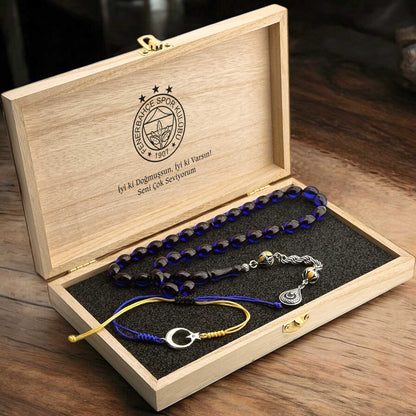 Bracelet de feu à blide de marine jaune