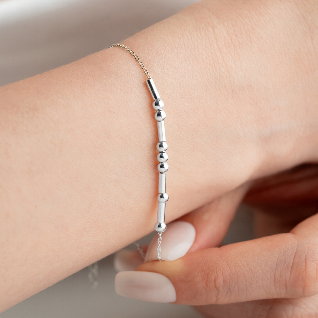 Minimal Armband – 925 Silber – Vergoldet & Versilbert