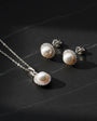 Perlenkette & Ohrring-Set