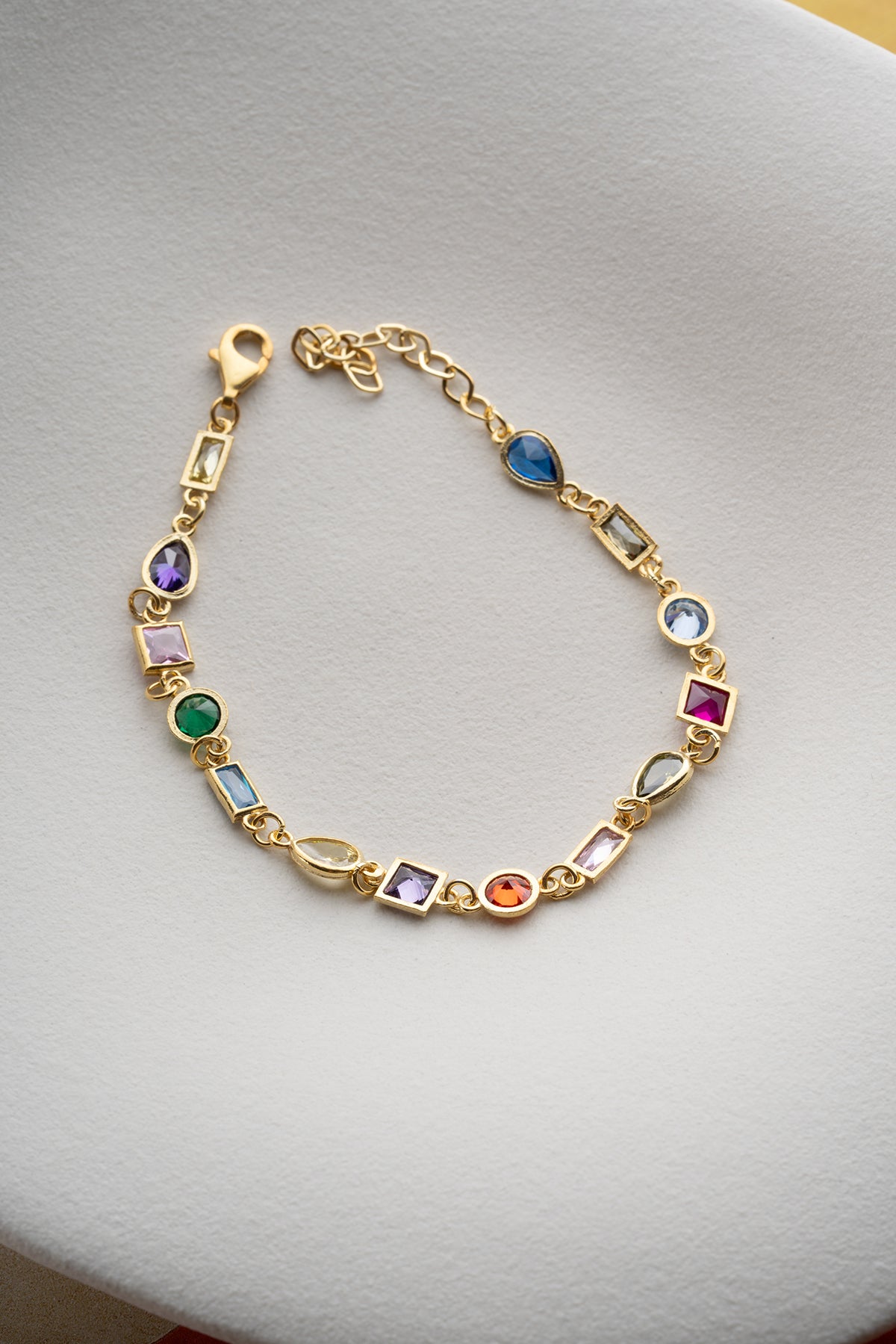 Serenay stone colored bracelet - gold plated