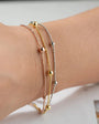 925 Sterling Silber Armband mit Dorika Kugeln