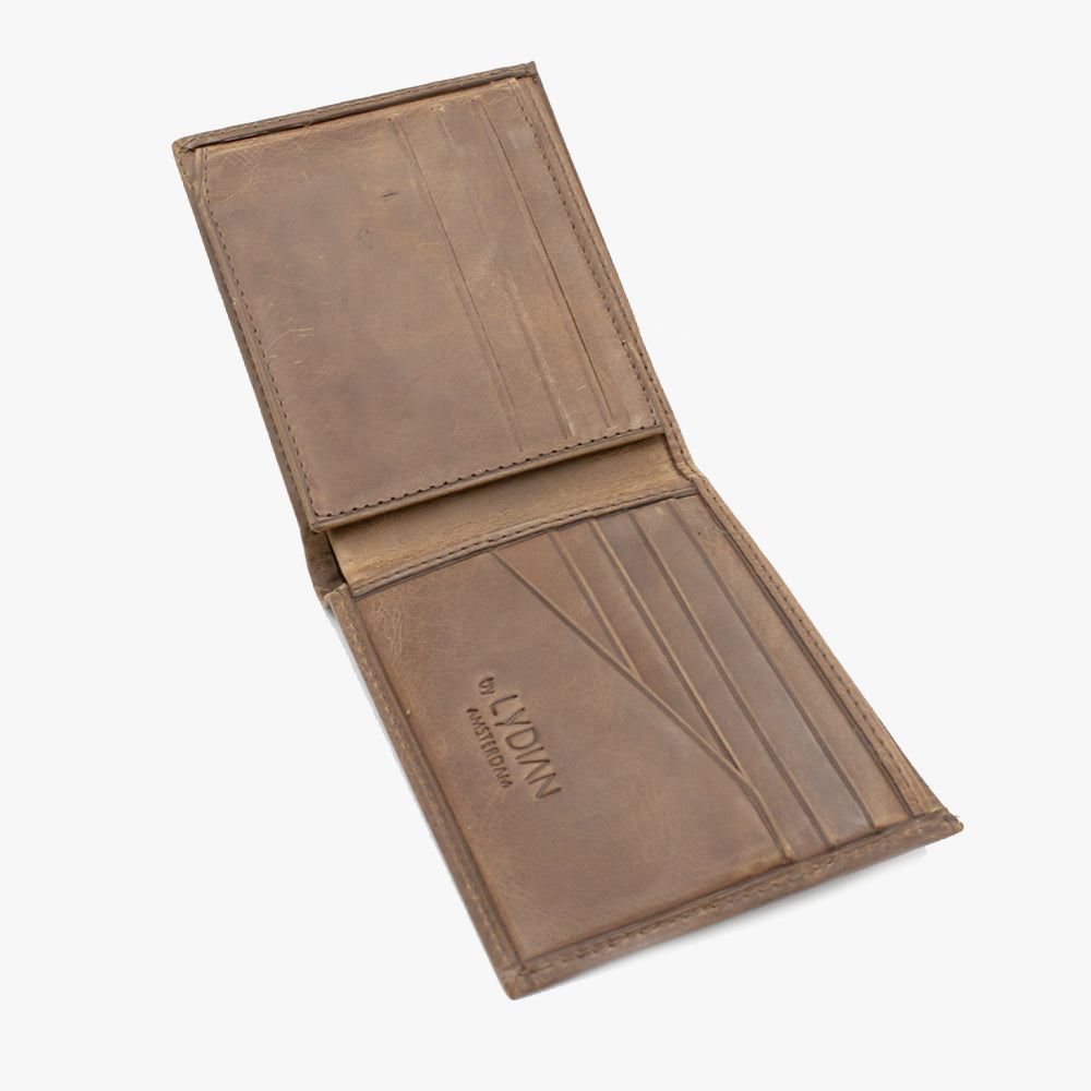 Özel Kutulu Deri Cüzdan ve 925 Ayar Gümüş Tesbih Seti