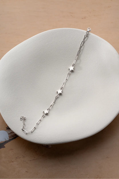 925 Sterling Silver Star Bracelet