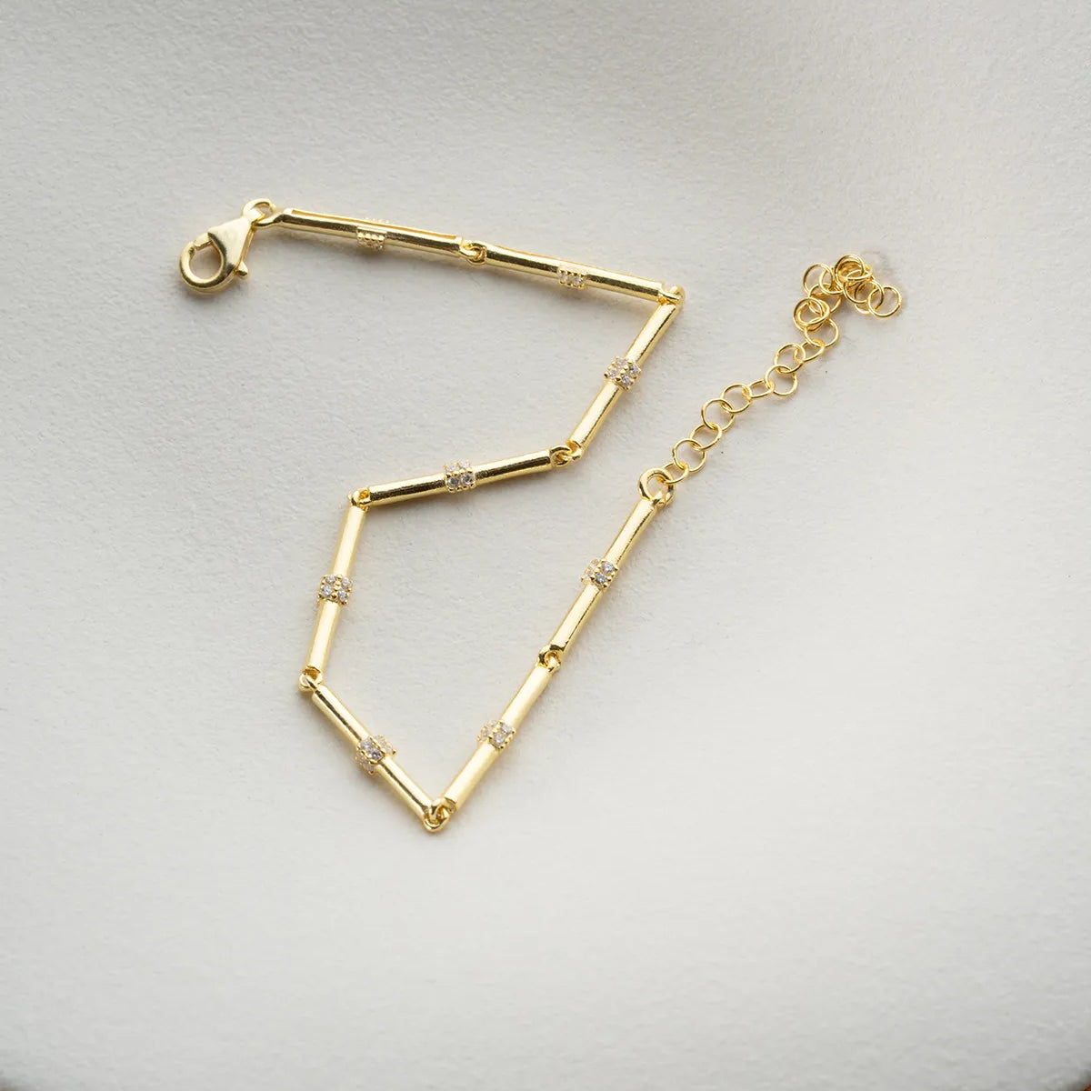 925 Ayar Gümüş Gold Trend Bileklik
