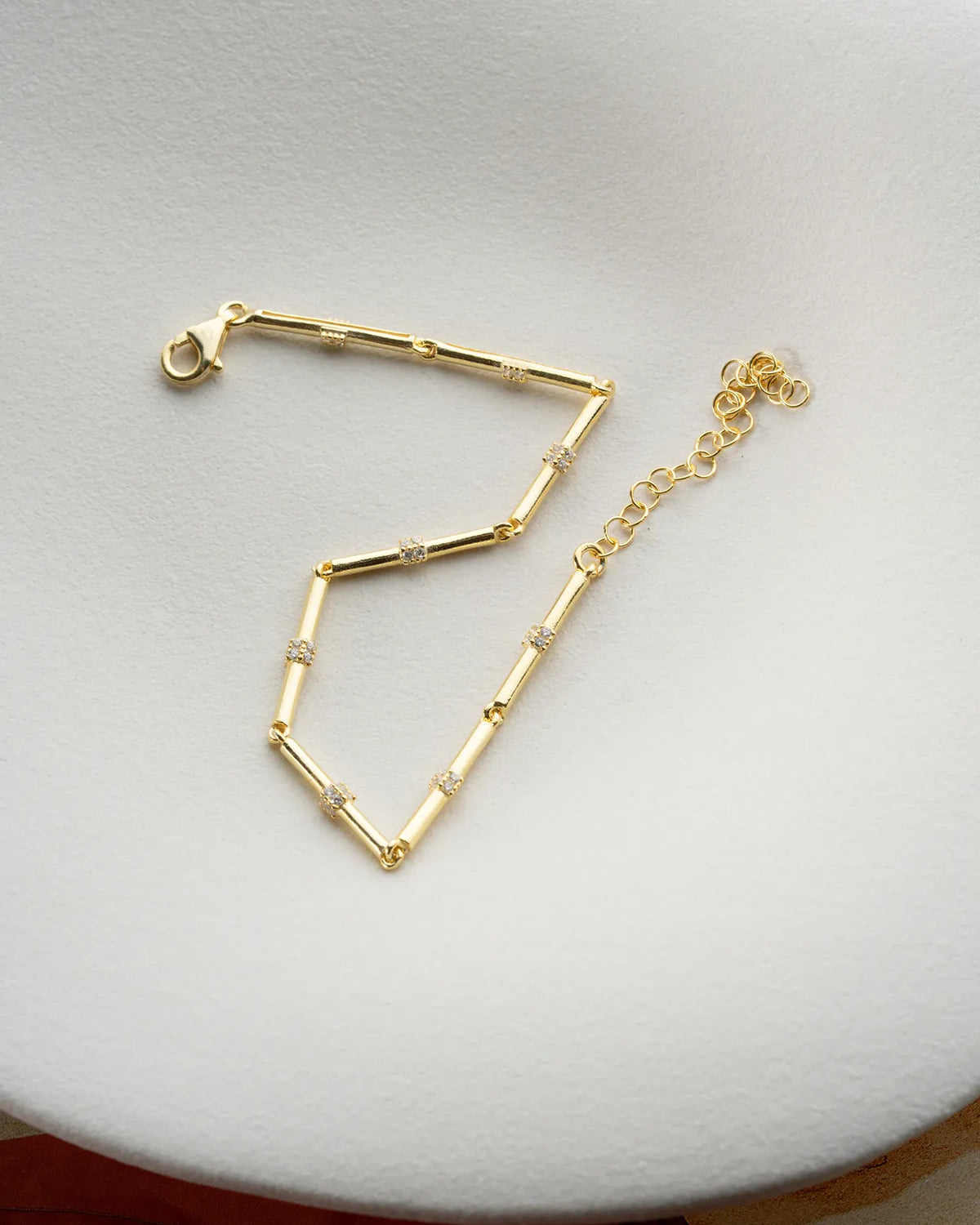 925 Ayar Gümüş Gold Trend Bileklik
