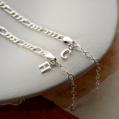 925 Bracelet à double bracelet personnalisé en argent sterling