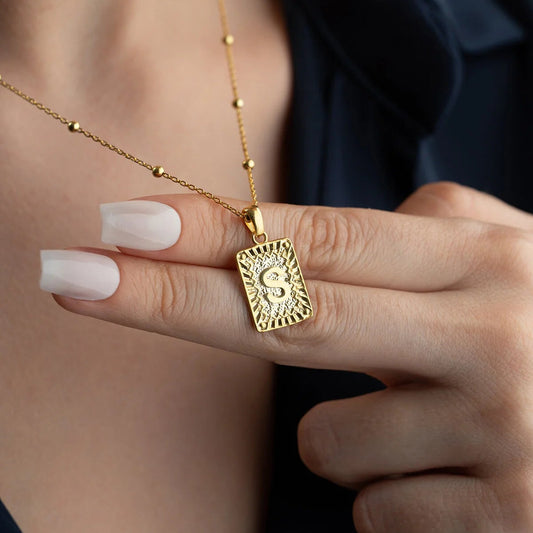 Kişiye Özel Harf Kolye – 925 Ayar Gümüş