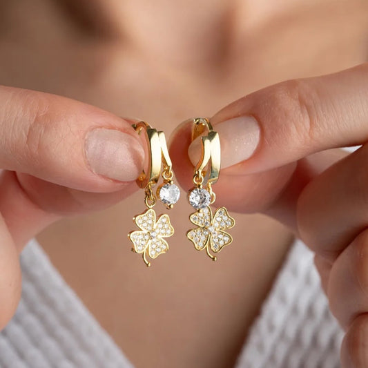 Clover Earrings - 925 Sterling Silver