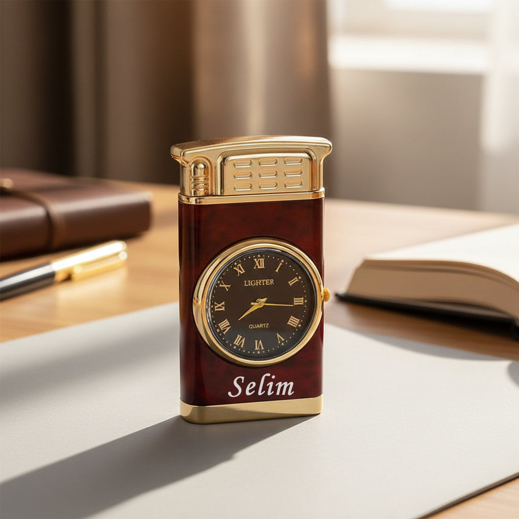 Personalized clock design named lighter