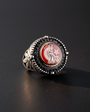 Atatürk Halbmond & Stern Herrenring | 925 Sterling Silber