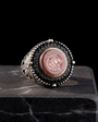Herrenring mit gekröntem Löwen | 925 Sterling Silber