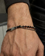 Granat Herrenarmband | 925 Sterling Silber