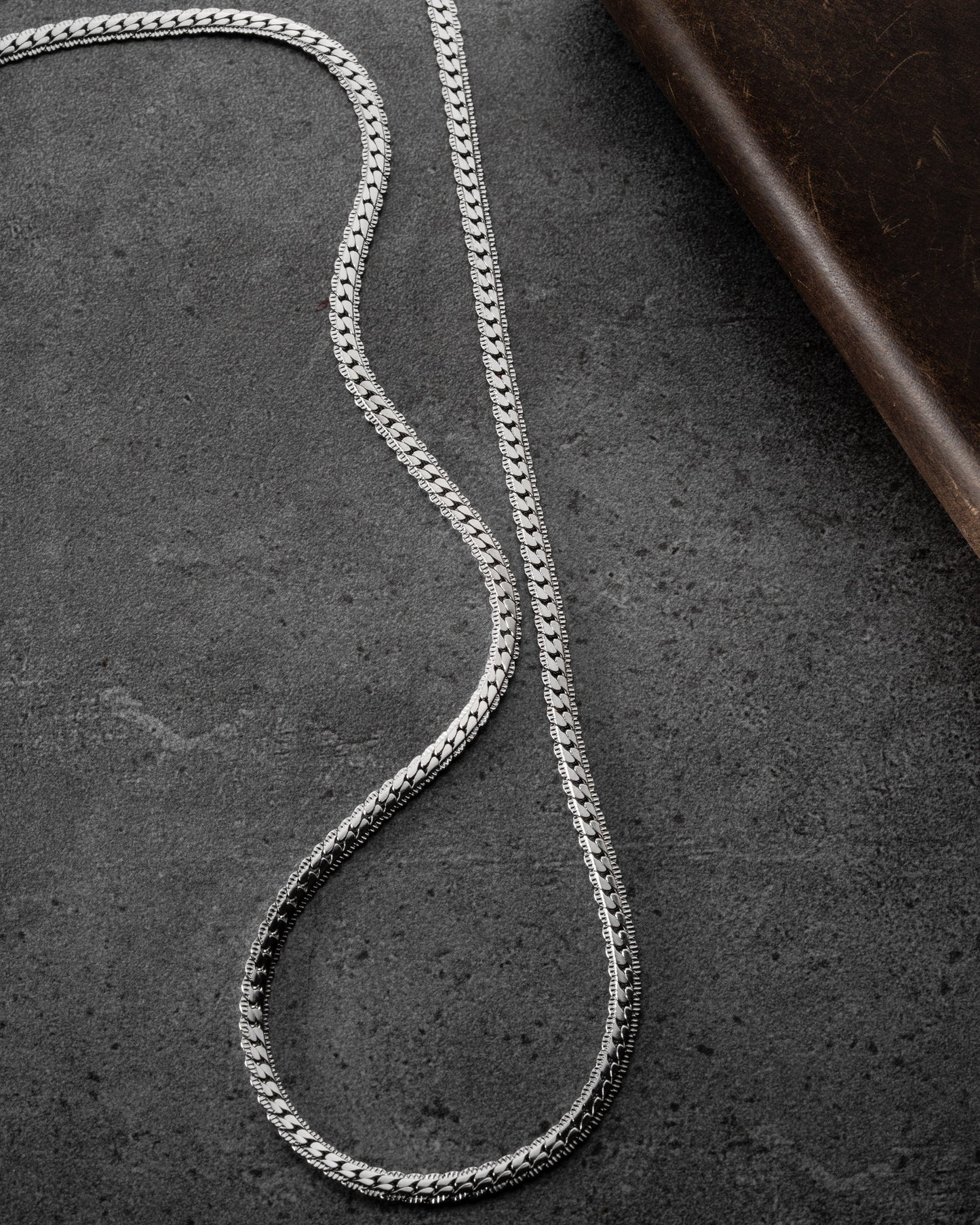 CORE – Minimal Gümüş Erkek Zinciri (925 Ayar)