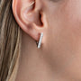 LUMI Baguette Ohrringe | 925 Silber