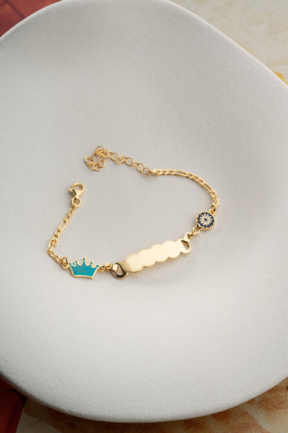 Kişiye Özel Çocuk Bilekliği – 925 Ayar Gümüş