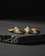 925 Sterling Silver Shuttle Stone Hoop Earring