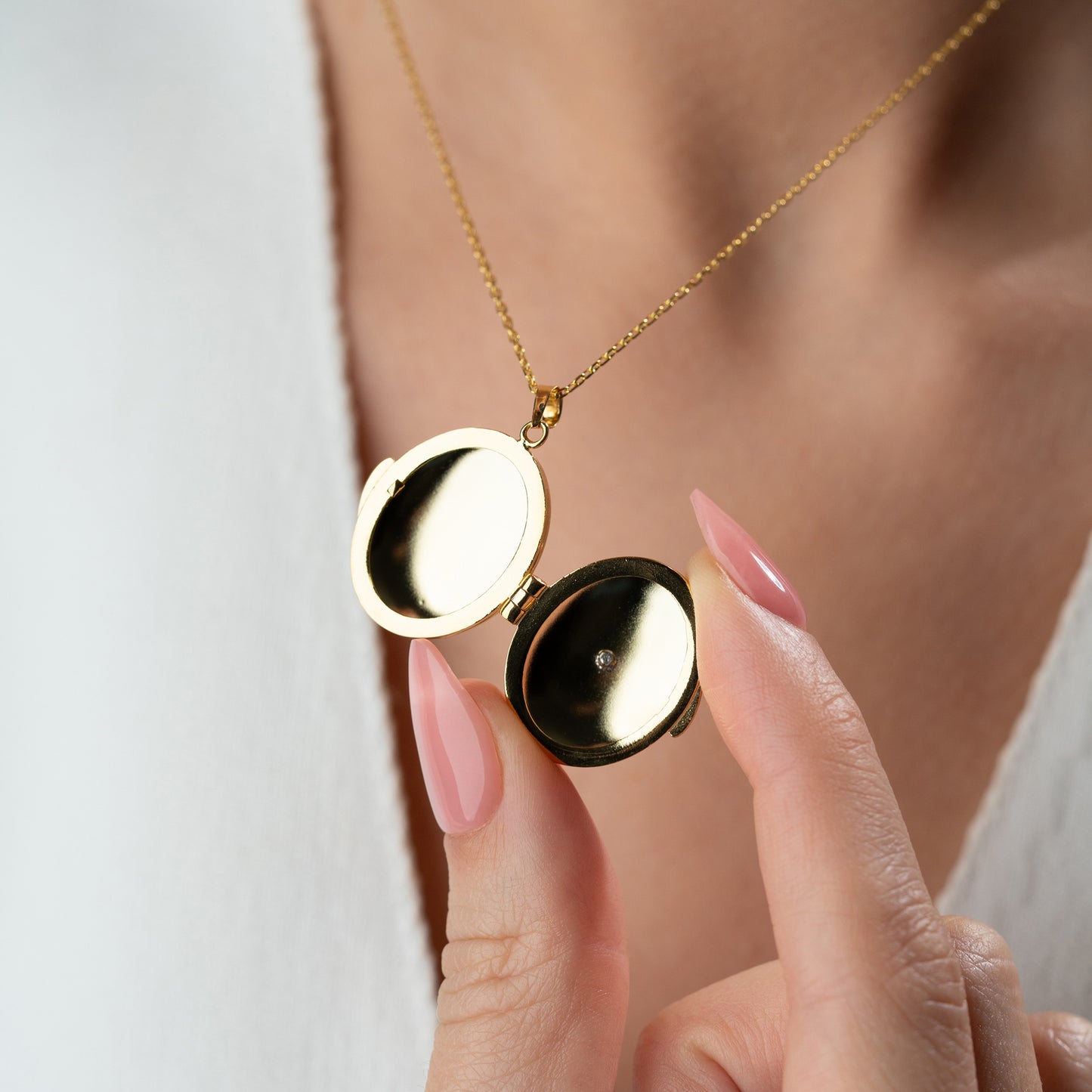 Altın Kaplama Yonca Kolye