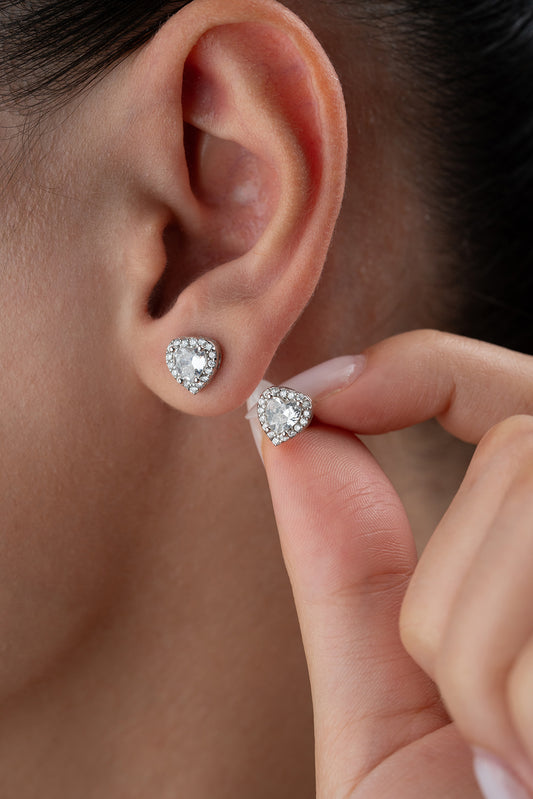 Heart Model Elegant Earrings