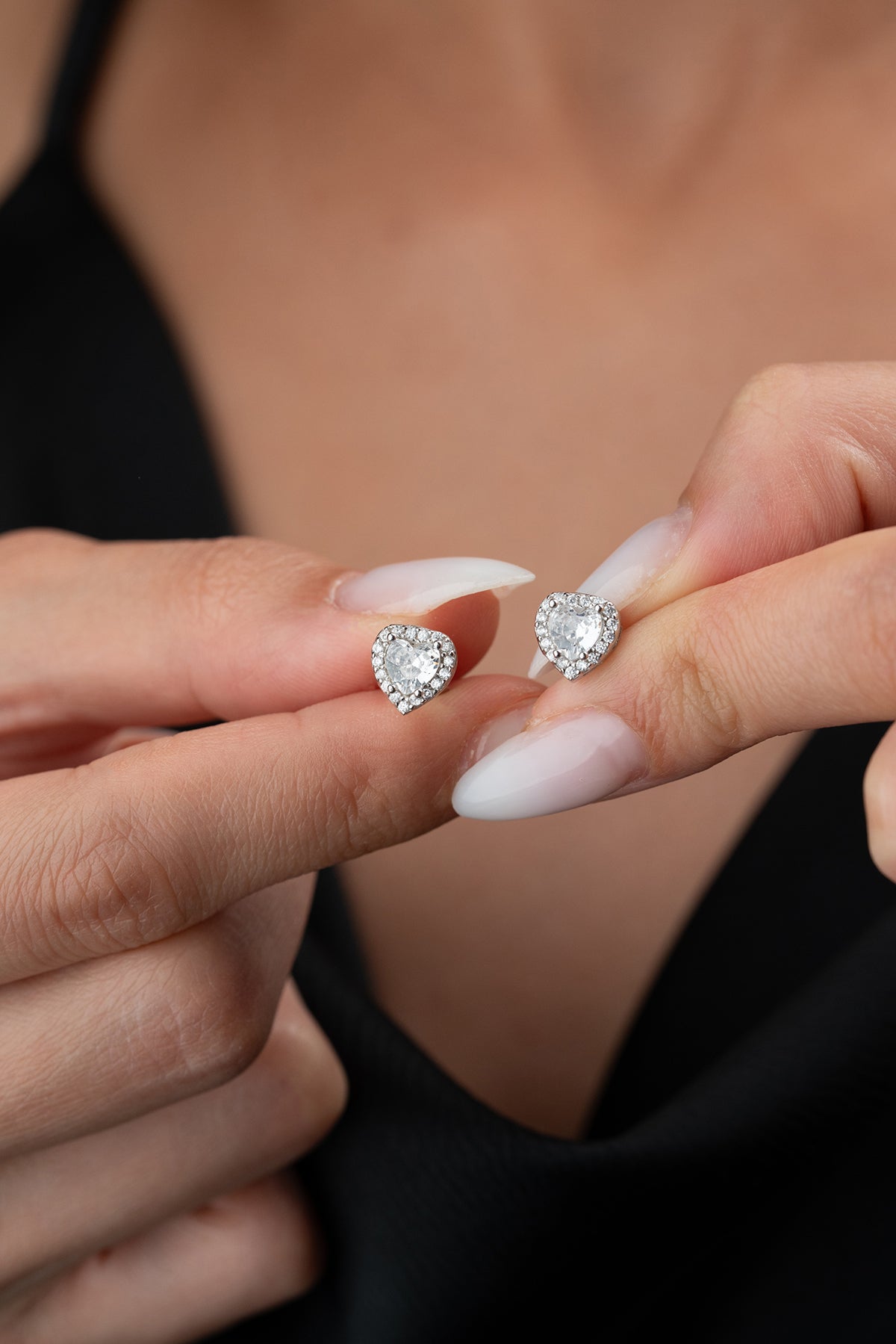 Kalp Model Zarif Küpe