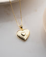 Golden Memory Kalpli Gümüş Locket Kolye