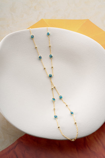 Blaue Aura - Evil Eye Beaded Shahmeran