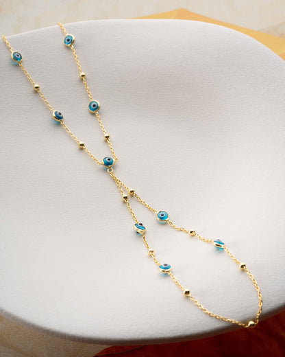 Blaue Aura - Evil Eye Beaded Shahmeran