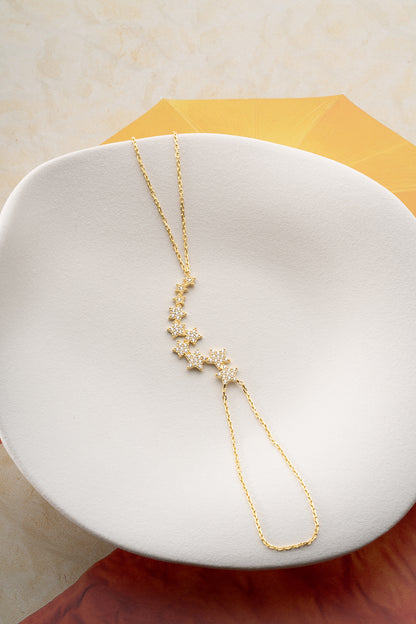 Star Stone Detail Gold plaqué Sahmeran