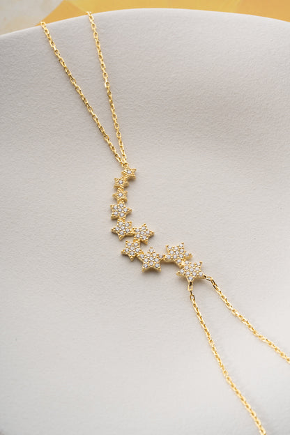 Star Stone Detail Gold plaqué Sahmeran