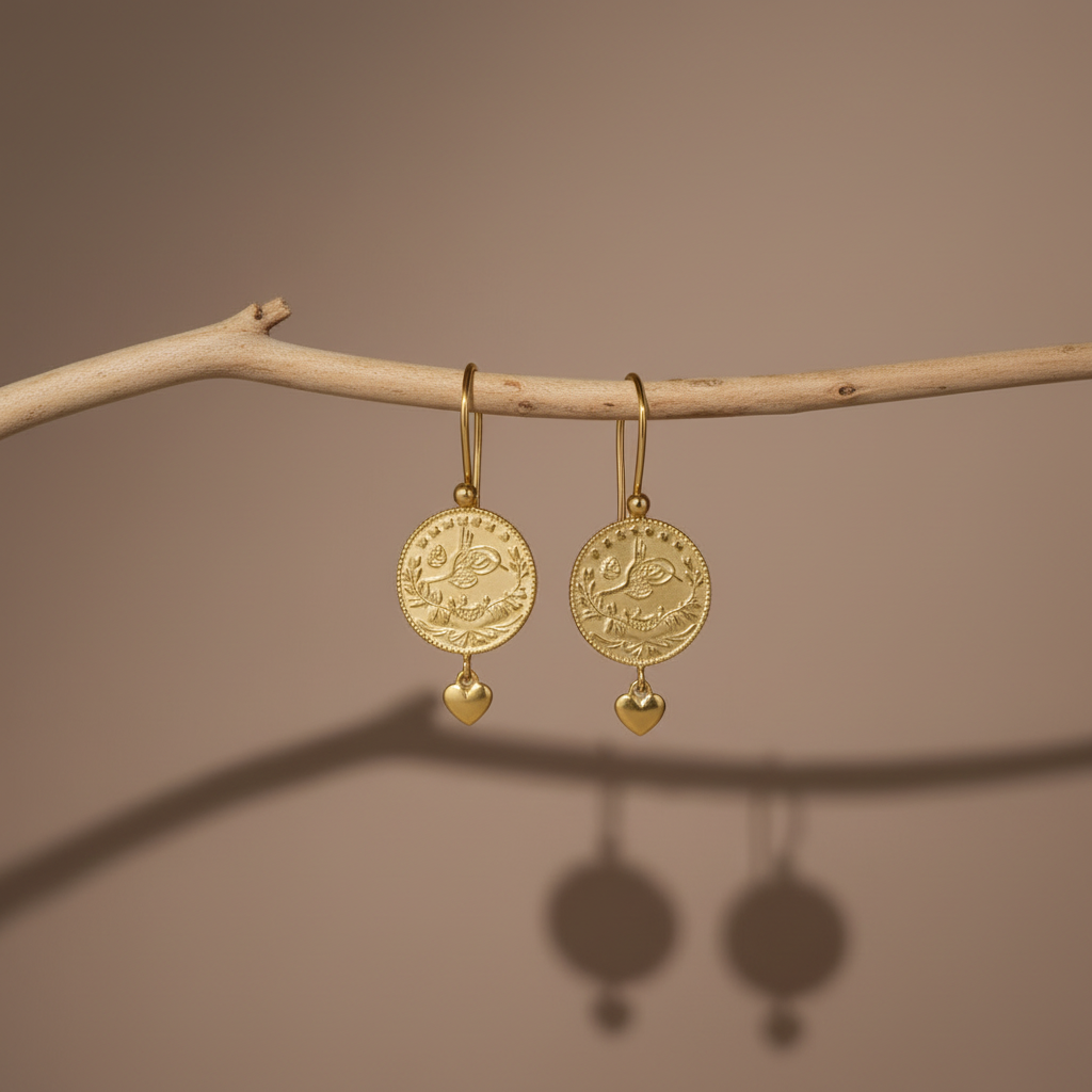 Sultane Ohrringe – 925 Sterling Silber – Osmanisches Motiv
