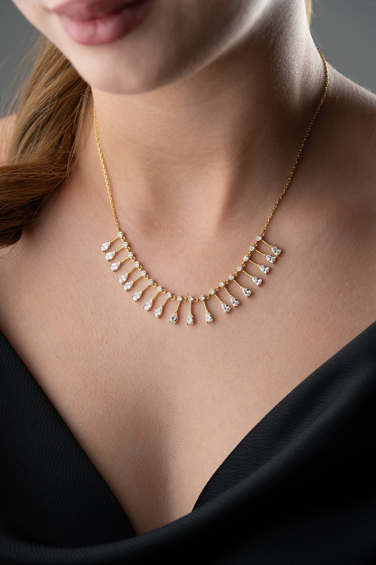 Aurelia Halskette – 925 Sterling Silber – Funkelnde Eleganz