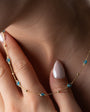 Nazar Chain Necklace - 925 Sterling Silver - Blue Aura