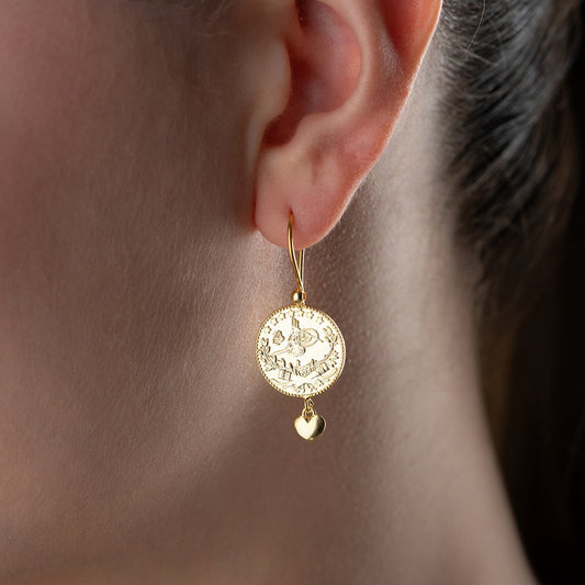 Sultanie Earrings - 925 Sterling Silver - Ottoman Motif