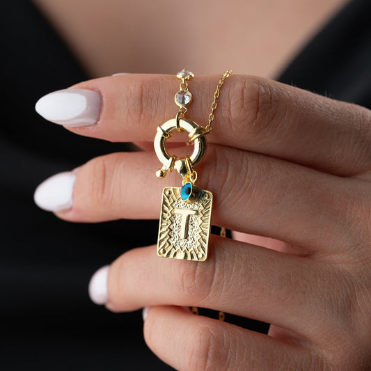 Shine Letter Personalisierte Silberkette