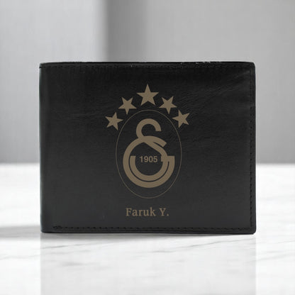 Nom Write GS Logo En cuir Portefeuille et boîte en bois