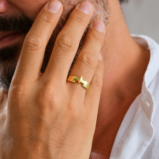 Draco Gold Plated Ring